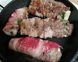 牛こまの豆腐チーズロール作り方5写真