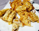 玉ねぎとひき肉のサクサク♪かき揚げ♡作り方4写真