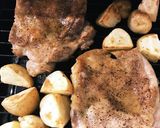 ネギ塩チキン、ポテトのグリル&もやし炒め作り方5写真