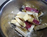 ごぼうとさつま芋の甘辛炒め作り方1写真