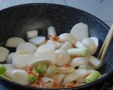 かぶと長ネギの焼き野菜サラダ作り方3写真