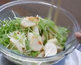 かぶと長ネギの焼き野菜サラダ作り方4写真