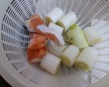 鮭とねぎの照焼き作り方1写真