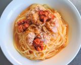 白子味噌のカルボナーラ作り方9写真