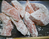 簡単！揚げない☆銀鮭の唐揚げ#卵衣作り方2写真