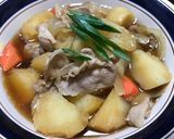 俺流！今から間に合う味染み豚バラ肉じゃが作り方10写真