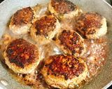エノキたっぷりハンバーグのトマト煮込み作り方8写真