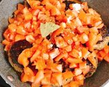 エノキたっぷりハンバーグのトマト煮込み作り方9写真