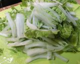 白菜・豚肉・豆腐のうま煮、昆布茶味作り方1写真