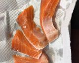 鮭の桜餅見立てグリーンソース作り方5写真