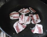 大根の皮と牛肉の炒め物作り方2写真