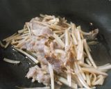 大根の皮と牛肉の炒め物作り方5写真