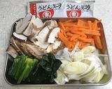 たっぷり野菜と温玉のせ彩り熱々鶏うどん作り方2写真