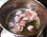 たっぷり野菜と温玉のせ彩り熱々鶏うどん作り方3写真