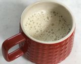 あったか生姜★バニラプロテイン★豆乳ラテ作り方5写真