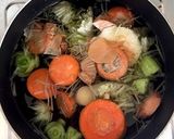 野菜の根っこで野菜ブロス作り方2写真