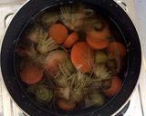 野菜の根っこで野菜ブロス作り方4写真