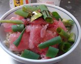最速のマグロの切り落としユッケ丼作り方9写真