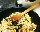 高菜と鮭フレークの炒飯作り方5写真