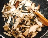 きのこたっぷり付け汁うどん作り方4写真