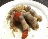 豚バラくるくる☆三色まき 糖質制限作り方5写真