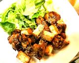 鶏モモ肉のネギ味噌焼き作り方10写真