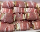 安くて簡単肉巻きネギソース添え作り方1写真