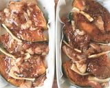 南瓜と鶏肉のマスタードハニーソース焼き作り方8写真