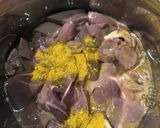 鶏レバーのスパイシー甘辛煮!作り方5写真