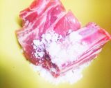 簡単！塩漬けスペアリブDE塩煮豚♪作り方1写真