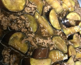 適当簡単！ナスとひき肉の甘辛炒め★作り方5写真