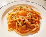 フライパンで簡単！バターキムチおうどん♡作り方4写真