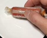 カニカマで縞々ウインナー作り方6写真