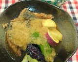 揚げ鯖(鶏肉)と野菜のおろし煮作り方7写真