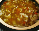 土鍋でご飯♪中華風炊き込みご飯作り方5写真