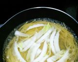 白菜スパゲティ調味料は永谷園お吸い物だけ作り方1写真