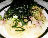 白菜スパゲティ調味料は永谷園お吸い物だけ作り方3写真