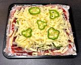鶏ささみピザ◎糖質オフ◎おつまみに♪作り方7写真