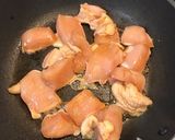 鶏ムネ肉とチンゲンサイの粒マスタード炒め作り方3写真
