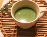 美肌レシピ！甘酒と青汁と牛乳で抹茶ラテ作り方5写真