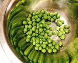 簡単！鶏肉とグリンピースのチーズリゾット作り方1写真