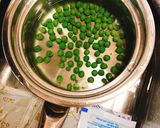 簡単！鶏肉とグリンピースのチーズリゾット作り方3写真
