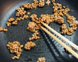 ごま油香る♡パラッパラの納豆チャーハン作り方2写真