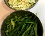 作り置き☆常備菜のために作る豚肉野菜炒め作り方1写真