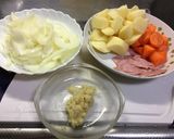 甘辛生姜の野菜汁!(^^)!作り方1写真