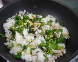めっけもん♪簡単！菜の花チャーハン作り方4写真