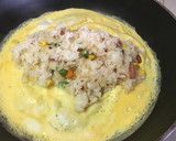 トマトクリームソースの オムライス作り方5写真