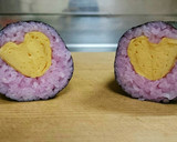 【巻き寿司】ハートの卵焼き♡作り方14写真
