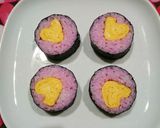【巻き寿司】ハートの卵焼き♡作り方15写真