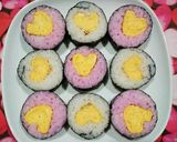 【巻き寿司】ハートの卵焼き♡作り方16写真